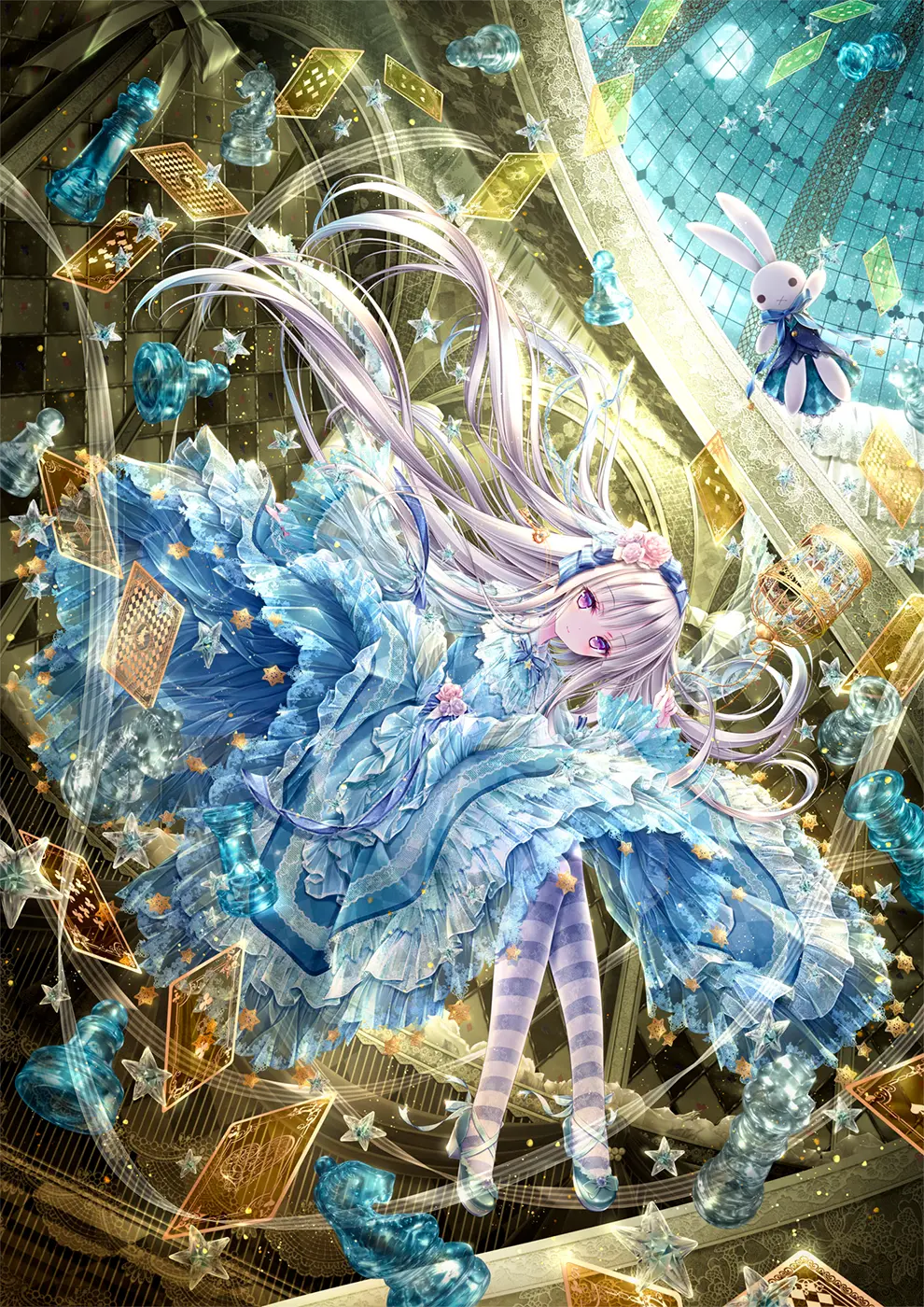 ALICE'S TWINKLING TRAJECTORY